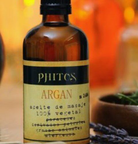 Aceite de masaje 100% vegetal Argán